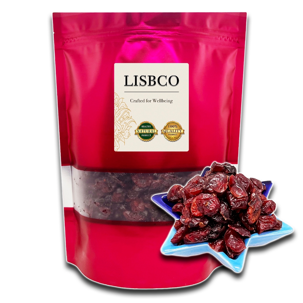 แครนเบอร์รี่ อบแห้ง 1 กก. Cranberry Dried Cranberries 1 kg Grade AA+ หวานอมเปรี้