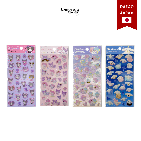 [พร้อมส่ง] สติกเกอร์ Sticker ซานริโอ Sanrio ไดโซะญี่ปุ่น Daiso Japan (ของแท้ 100%)