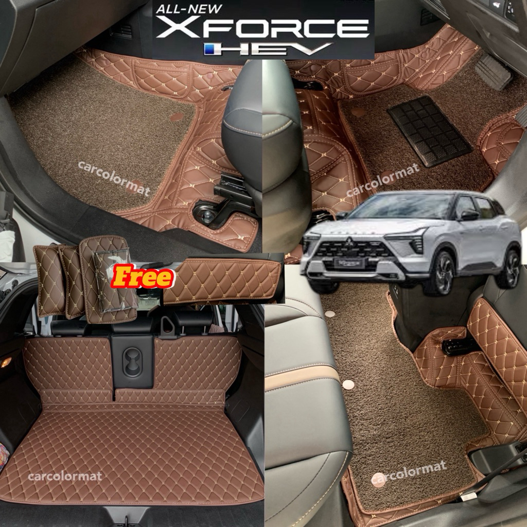พรมรถยนต์  Xforce เข้ารูปตรงรุ่น  6D หรือ 7Dเพิ่มใยดักฝุ่น (พร้อมส่ง,แถมฟรี2)