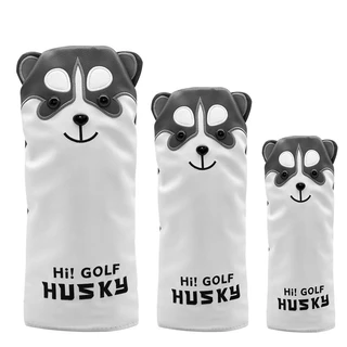 ปลอกหุ้มหัวไม้กอล์ฟ ลายหมาฮัสกี้ แบบ 1 ชิ้น (CVH001) Golf Head Cover Husky 1 pcs.