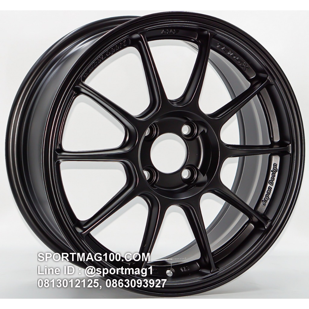 ล้อแม็กซ์ AOW TC105X ขอบ16นิ้ว 4รู100 สีดำด้าน กว้าง7นิ้ว Offset36 [22202]