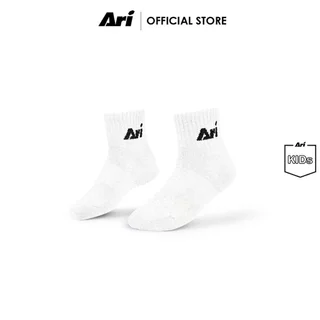 ARI DAILY KIDS QUARTER SOCKS - BLACK/GREY/WHITE (AHW1406-01) ถุงเท้าเด็ก อาริ แพ็ค 3 สีดำเทาขาว