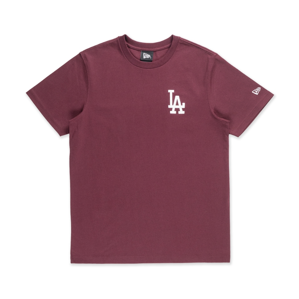 New Era เสื้อยืดแขนสั้นรุ่น Los Angeles Dodgers Color Era Maroon Red Short Sleeve T-Shirt