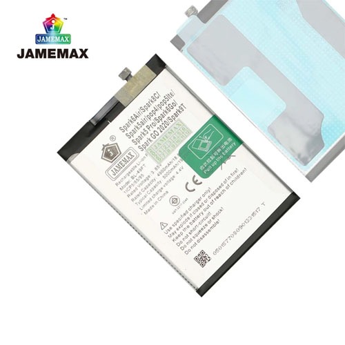 JAMEMAX แบตเตอรี่ Battery  ใช้สำหรับ  tecno Spark 6Air/5Air/5Pro/Spark8C/Spark6Go/Spark Go 2020/Spark9T/pop4/pop5Lte ราคา ถูกที่สุด ดีลบีเคเค แกลเลอรีภาพที่ 5