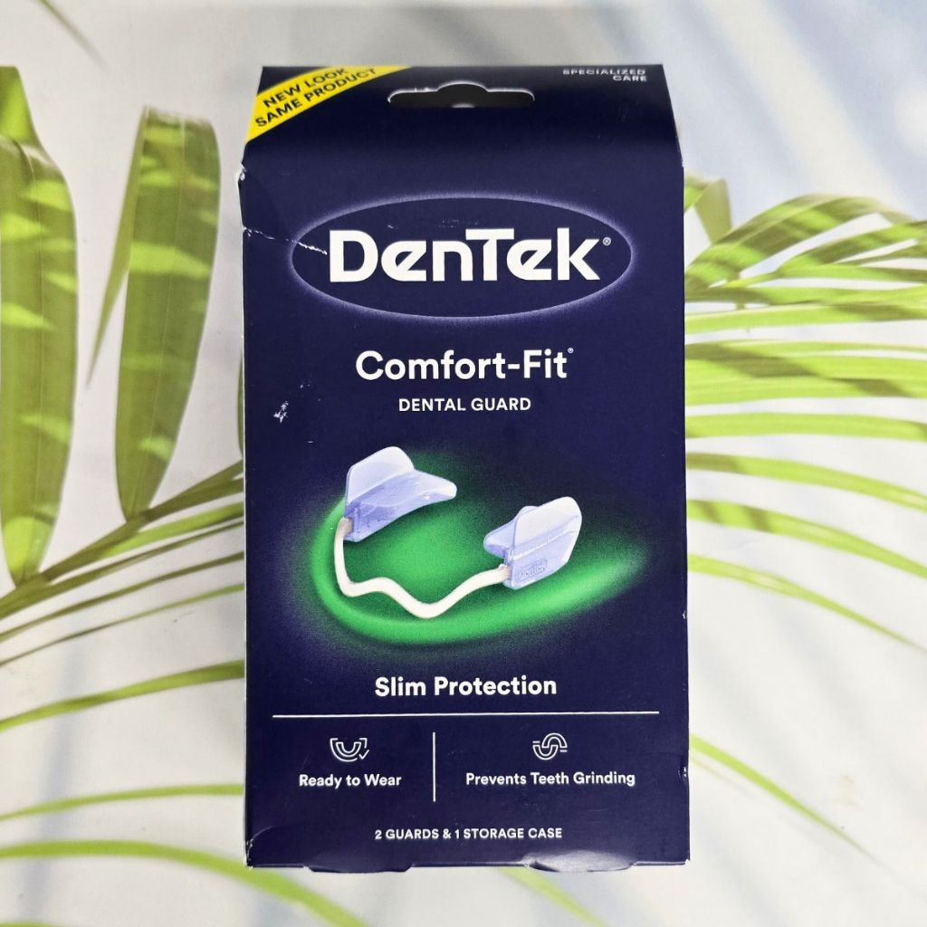 ยางกัดฟัน Comfort-Fit เฝือกสบฟัน สำหรับนอนกัดฟัน ลดอาการนอน 2 Pack (DenTek®) ฟันยาง เฝือกสบฟัน
