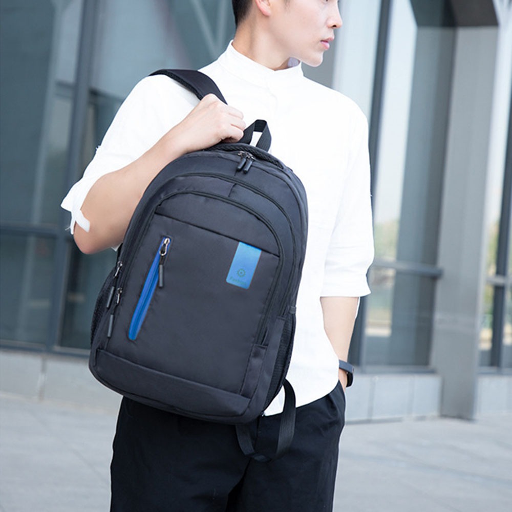 กระเป๋าเป้สะพายหลังสำหรับผู้ชายกระเป๋าใส่คอมพิวเตอร์สำหรับผู้หญิงเดินทางแบบเรียบง่ายแฟชั่นขนาดใหญ่