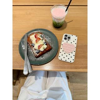Polkadot Whale Indeed Hagen Case (แบบแม่เหล็ก) - สี Polkadot วัสดุหนังแก้วเกรด Premium จับถนัดมือ แม่เหล็กแรง