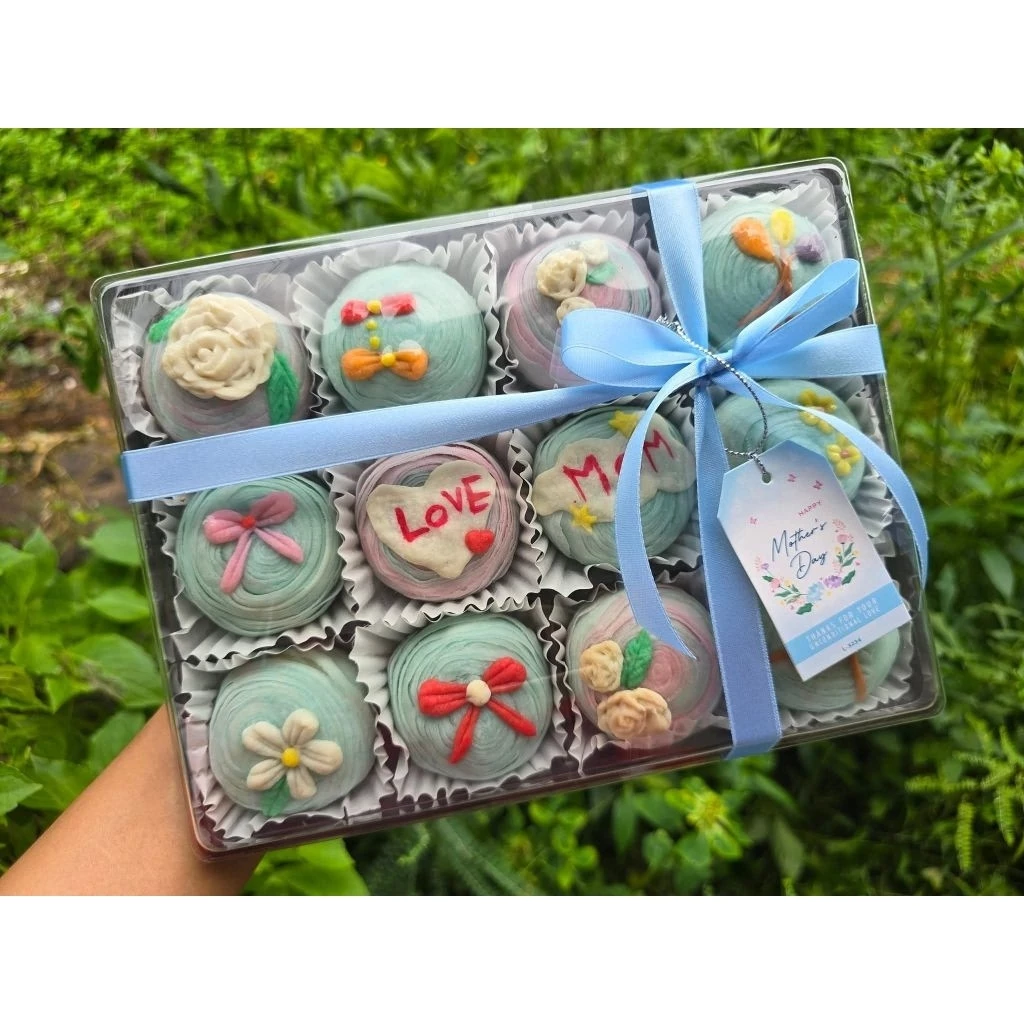 ของขวัญวันแม่🎁ขนมเปี๊ยะวันแม่🩵ไส้ถั่วไข่เค็ม