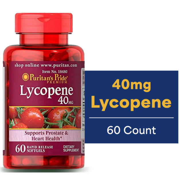 Puritan's Pride Lycopene 40 mg / 60 Softgels อาหารเสริมสกัดจากมะเขือเทศ