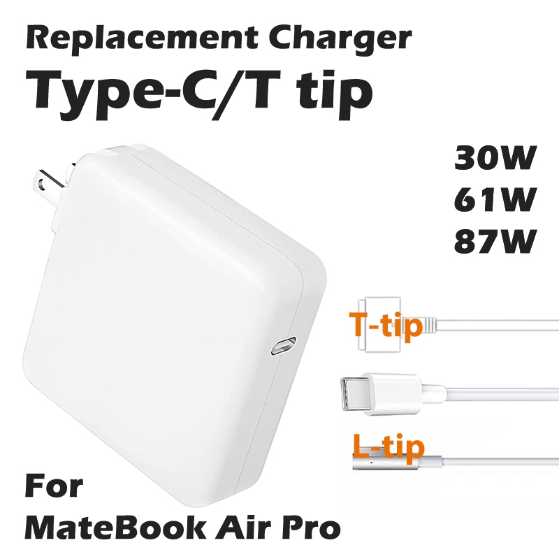ที่ชาร์จแล็ปท็อป 45W 60W 85W 61W 𝐋-𝐭𝐢𝐩 𝐓-𝐭𝐢𝐩 𝐓𝐲𝐩𝐞-𝐂 charger