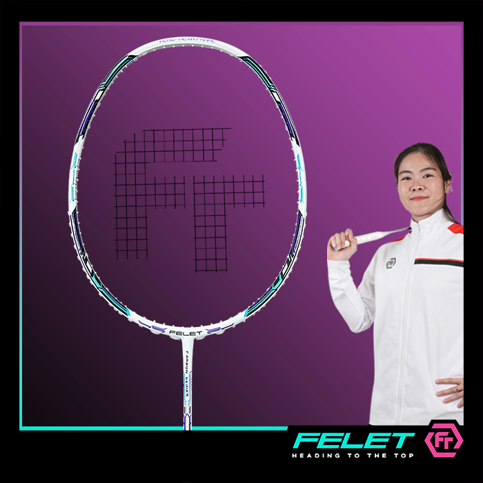 FELET ไม้แบดมินตัน รุ่น AERO CARBON (แถมเอ็น+กริป+ซอง)