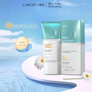 ซื้อ 1 แถม 1 LANCER KING ครีมกันแดด SPF50+ PA+++ ครีมกันแดดหน้าไม่มัน ซึมไว ไม่เหนียวเหนอะหนะ กันน้ำ กันเหงื่อ ปกป้องรัง