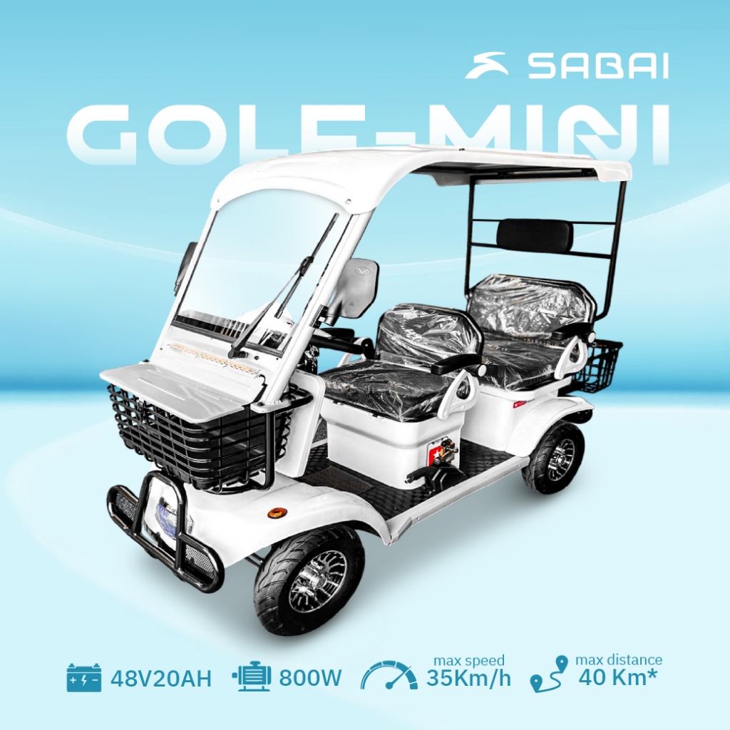 SabaiMall-Golf Mini รถไฟฟ้า4ล้อ รุ่นมินิ ราคาสุดคุ้ม รับประกันสูงสุด 5 ปี