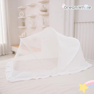 DreamWhale มุ้งกันยุง พร้อมที่บังแสง มินิมอลเกาหลี ตาข่ายนุ่มละเอียด กางได้ด้วยมือเดียว กางเงียบไร้เสียง ไม่รบกวน