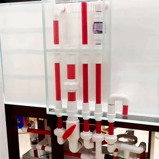 ท่อตู้ปลา FLOWCOLOUR AQUARIUM UPVC PIPE เดินท่อตู้ปลา งานคุณภาพสูง สำหรับตู้ปลาทะเล ทนทานต่อสารเคมี ท่อ pvc ข้องอ ปลา