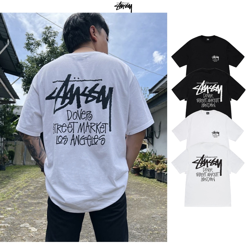 New เสื้อยืด Stussy แท้ Dover Street Market London Tee