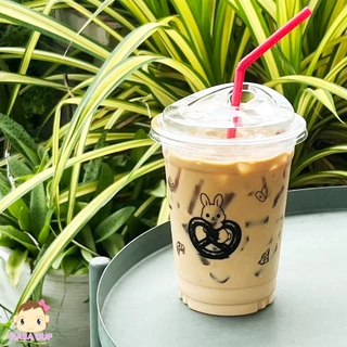 [FP20 พิมพ์ลาย-100] แก้ว PET 20oz รุ่น FP20 สกรีนลายต่างๆ มีสีให้เลือกสกรีนสีขาว/ ดำ บรรจุ 100 ใบ (เฉพาะแก้วไม่รวมฝา