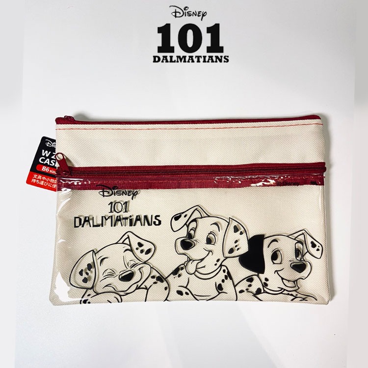 พร้อมส่ง 🇯🇵กระเป๋าซิป กระเป๋าเอนกประสงค์ ใส่เครื่องเขียน Disney  101 Dalmatians (101 ดัลเมเชียน)แท้ 100%