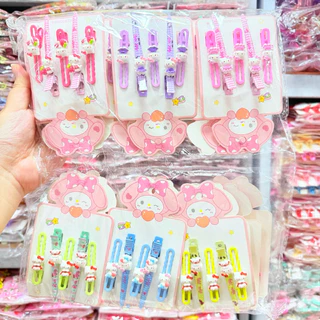 กิ๊บติดผมซาริโอ้เลือกลายได้ขายยกโหลมี24ชิ้น