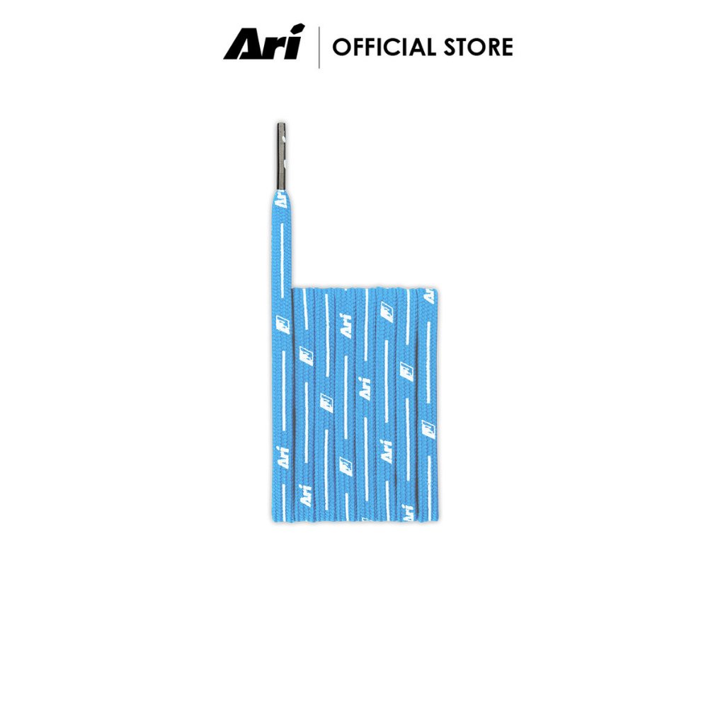 ARI COLORFUL SHOELACES - 3MM/115CM - LIGHT BLUE (AHW1244-07) เชือกรองเท้า อาริ C
