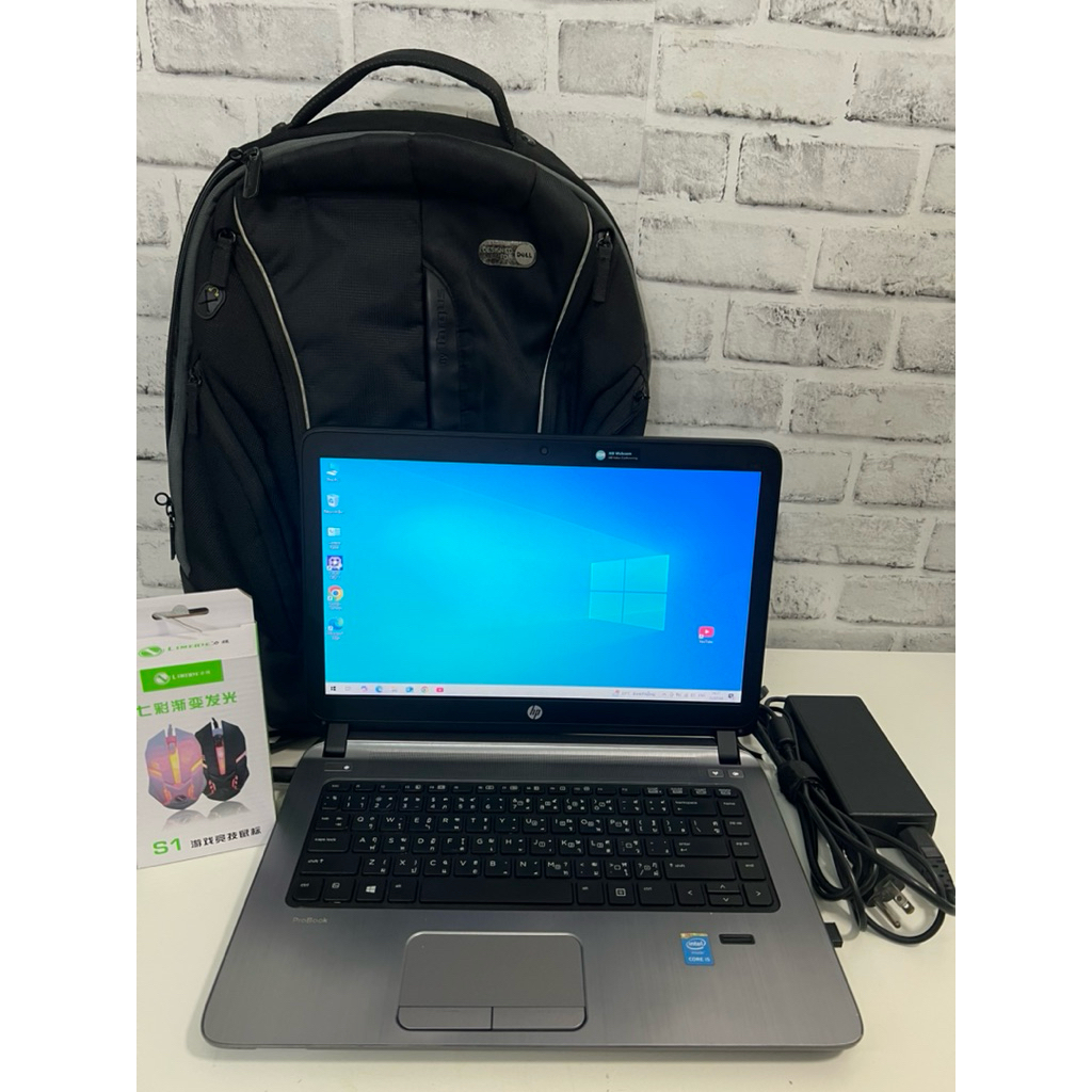 โน๊ตบุ๊คมือสอง HP ProBook 440 G2 Core i5 gen4 แรม 8gb ssd 120gb+hhd 500gb จอ 14 นิ้ว (แบตใหม่) สินค้