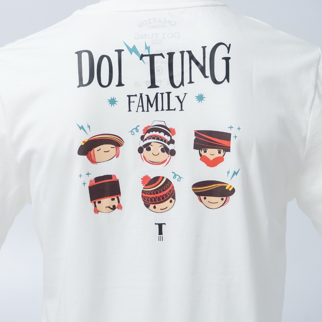 DoiTung เสื้อยืด DOITUNG FAMILY White M