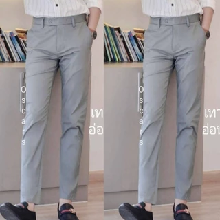 กางเกงสแลคผู้ชายขาเดฟไม่มาก size28-29-30-31-32-33-34-35-36-38-40-42 สั่งเผื่อ 1 size นะคะเพราะทางร้านจะทำตัวไม่ใหญ่