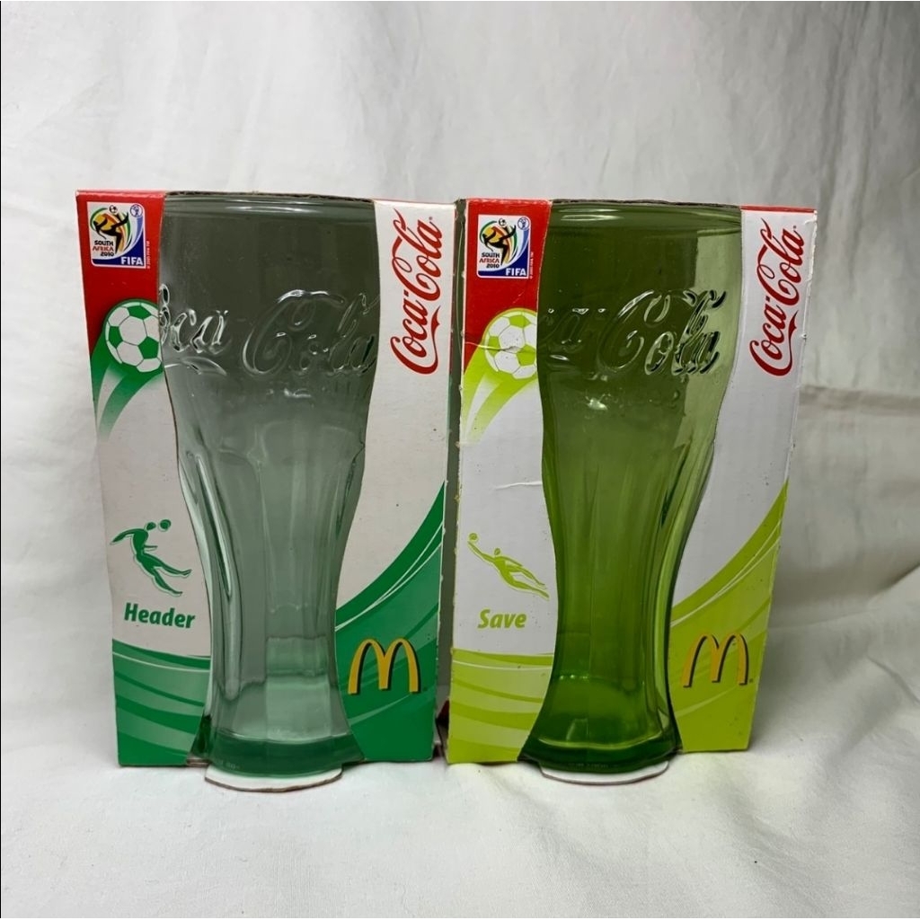 McDonald Coke coca cola FIFA South Africa 2010 แก้วน้ำ แก้วฟีฟ่า แก้วโค้ก โคคา โคล่า