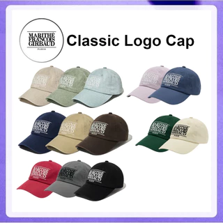 Marithe Francois Girbaud Classic Logo Cap (Dark Orange, Beige, Navy, Black, Pale Pink, Ivory, Dark Brown) / Small