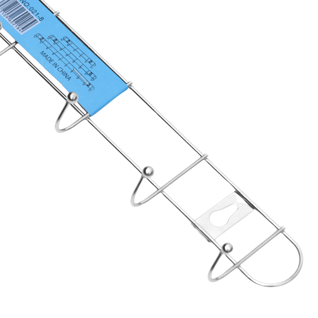 AT.Store ตะขอแขวนสแตนเลส 10 หัว 6 หัว  ตะขอแขวนของติดผนัง ที่แขวนของแบบติดผนัง แข็งแรง ทนทาน - รูปที่ 4