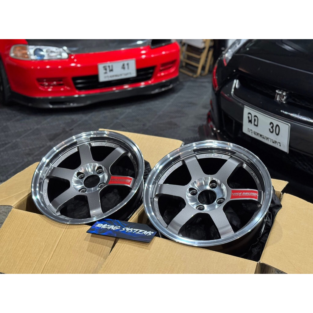 ล้อ TE37 สีพิเศษตัว SL ขอบ15” (งานจากพี่ตั้มRacingSystems)