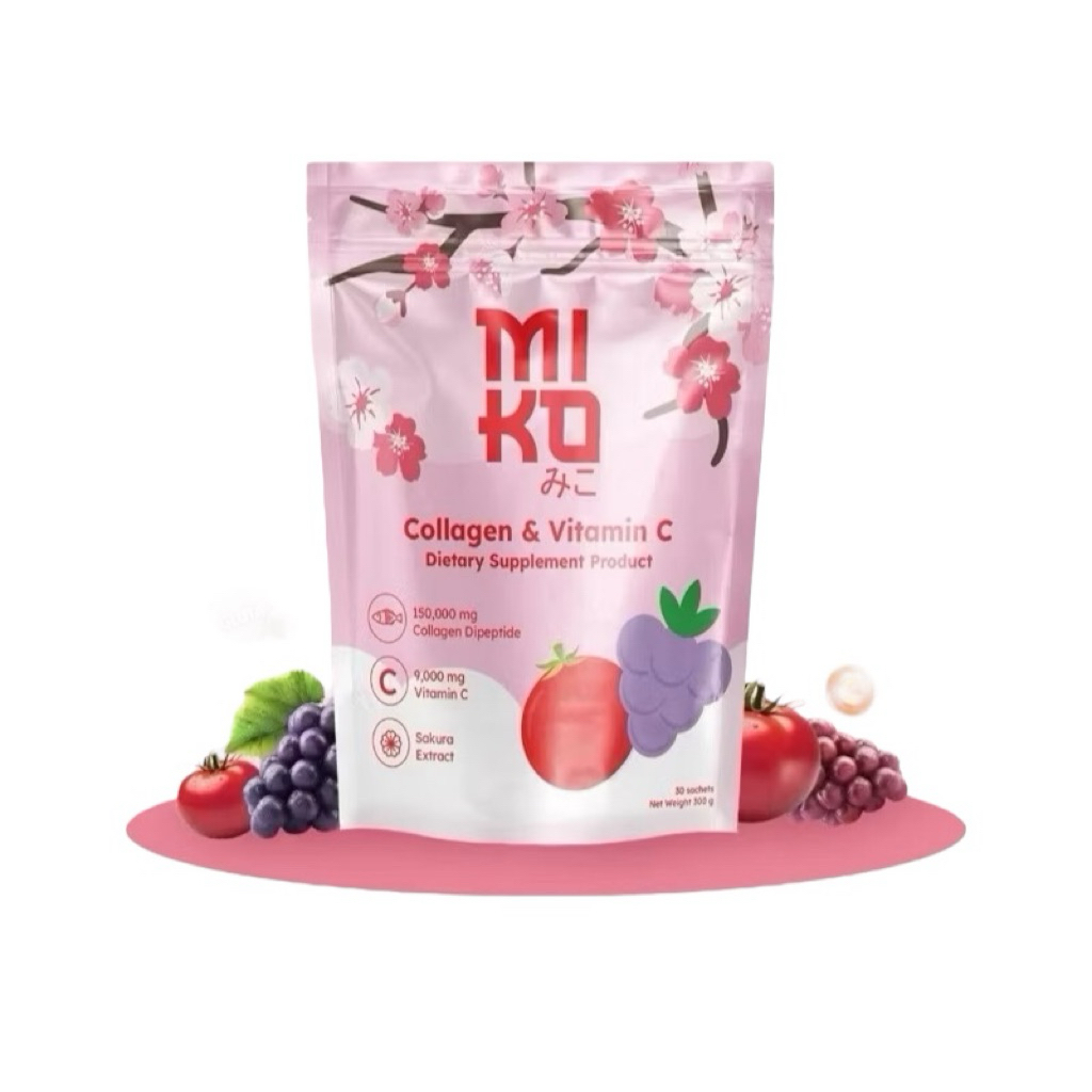 มิโกะ คอลลาเจน Miko Collagen & Vitamin C (1 ห่อ มี 30 ซอง)