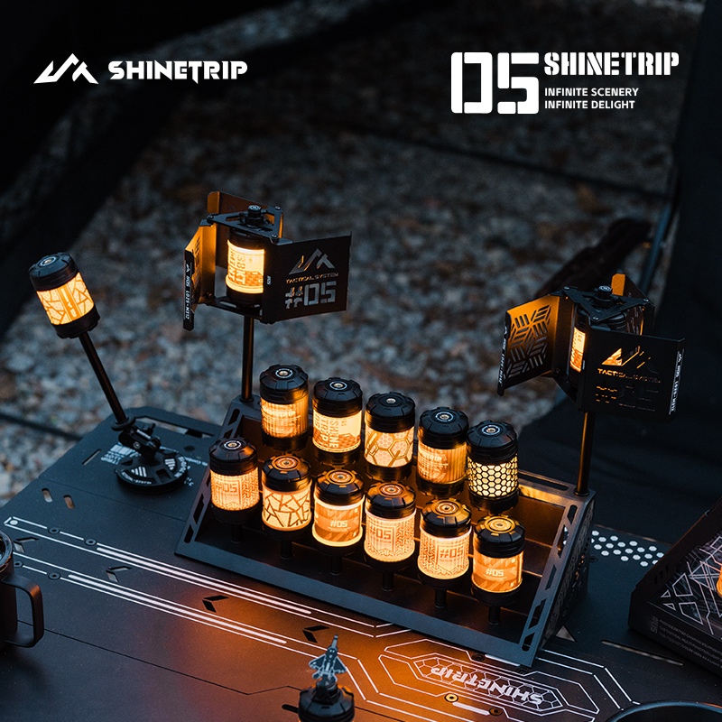 ShineTrip โคมไฟ LED minimal รุ่น a537 อุปกรณ์แต่งเยอะ น้ำหนักเบา ขนาดเล็ก พกพาสะดวก