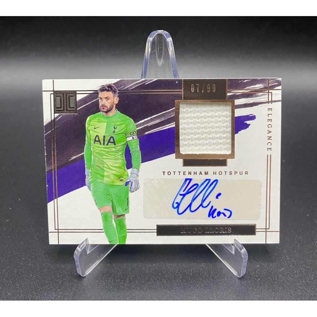 🇫🇷การ์ดฟุตบอล✍🏼ลายเซ็นผ้า HUGO LLORIS TOTTENHAM HOTSPUR /99 2021-22 PANINI IMPECCABLE PREMIER LEAGUE