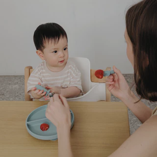 Lala bebe ลาล่าเบเบ้ | Stainless spoon&Fork ช้อนส้อมแสตนเลสสำหรับเด็ก (แถมกล่อง)