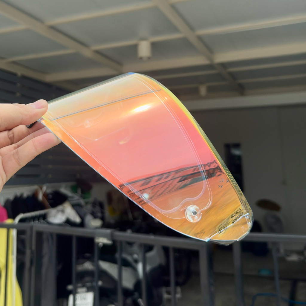 ชิว Rainbow Race 3 สำหรับ Agv Pista , Corsa พร้อมกันฝ้า Pinlock มีตำหนิตามการใช้งาน ขาหูล็อคไม่หัก