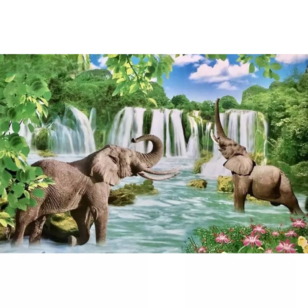 โปสเตอร์ ช้าง จัมโบ้ ขนาด 150X100 ซม. ใหญ่ พิเศษ มงคล มิตร ยิ่งใหญ่ มั่นคง ความสำเร็จ รูป ภาพ ติดผนัง สวยๆ poster