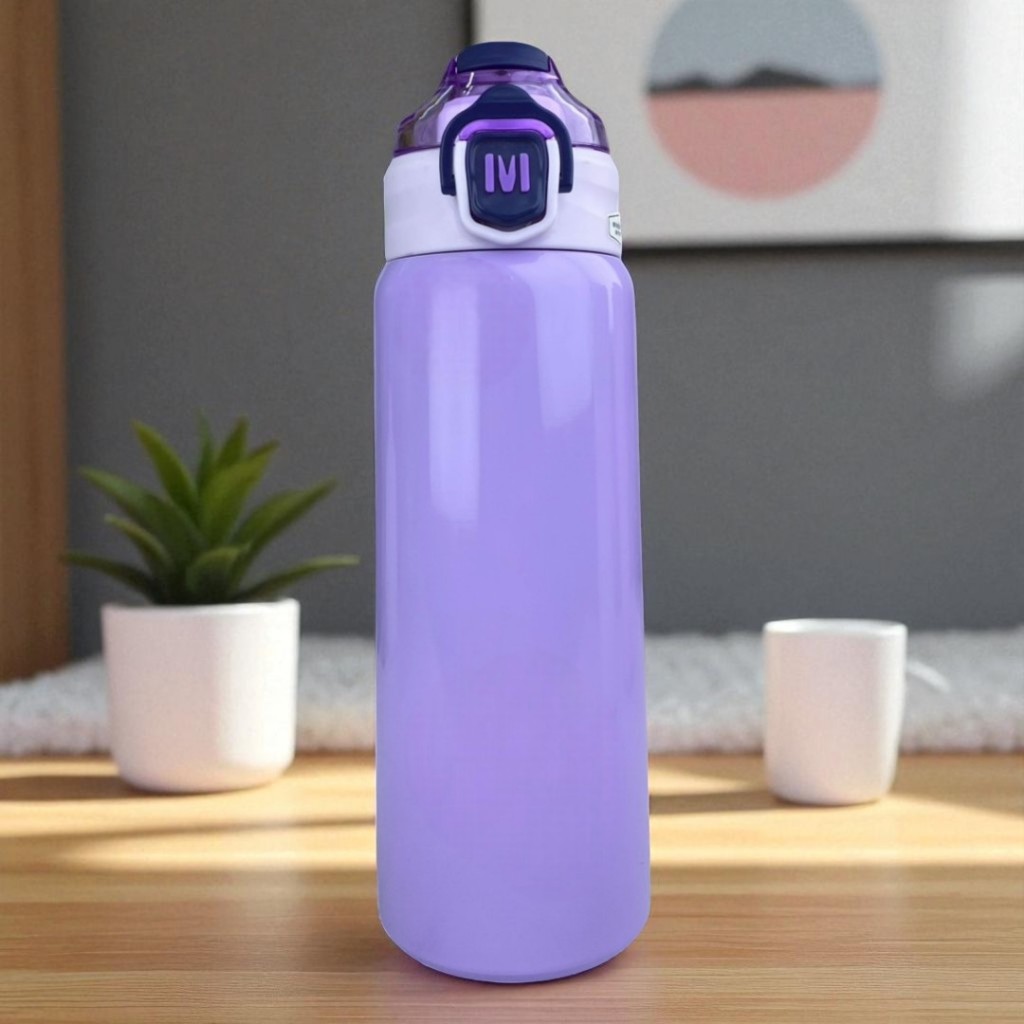 กระบอกนำเก็บอุณหภูมิ พรีออเดอร์ไม่เกิน 3 วันสกรีนลายตามสั่งกระบอกน้ำความจุ 650 ml มีหูหิ้ว กระบอกเล็กถือง่าย เก็บความเย็ - รูปที่ 2