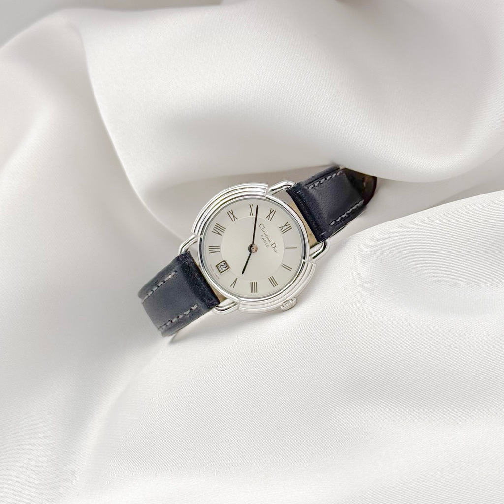 Used like new✨ Christian Dior D56-120 White Dial Swiss Made