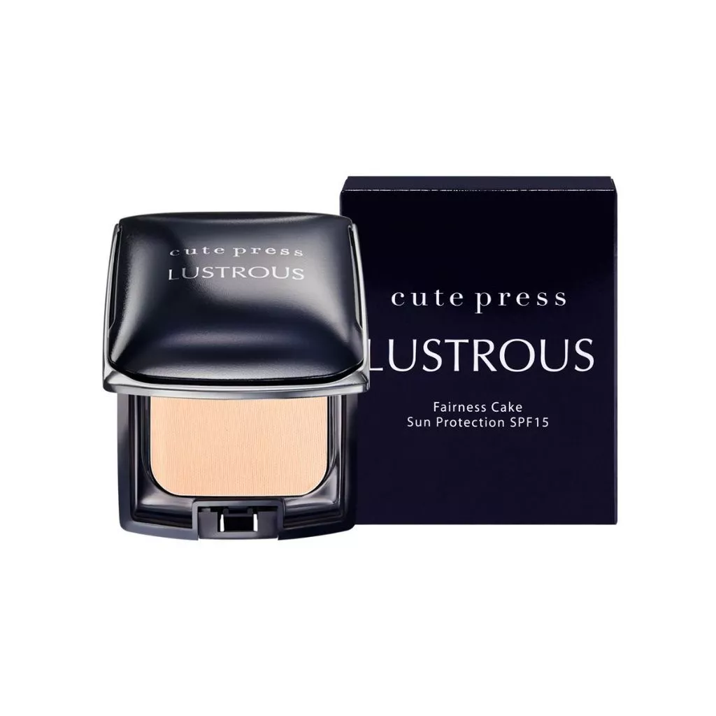 ส่งด่วน/ของแท้/ราคาถูก Cute press แป้ง ลัชทรัส แฟร์เนส เค้ก ซัน โพรเทคชั่น Lustrous cake sun protection SPF15