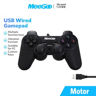 MEEGOO จอยเกมส์ pc จอยสติ๊กเกมแบบมีสาย USB Joy stick จอยเกมส…
