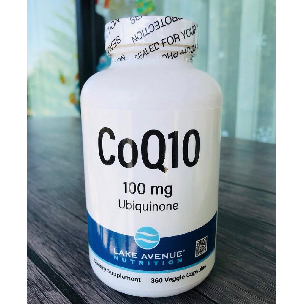 ลด40%Lake Avenue Nutrition CoQ10, USP Grade , 100 mg, 360 Veggie Capsules