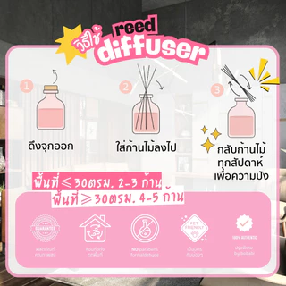 Bobabi กลิ่น Lick it All // แบล็คเชอร์รี่ ก้านไม้หอม Diffuser