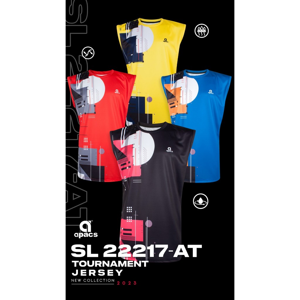 เสื้อแบดมินตัน APACS รุ่น SL22217-AT