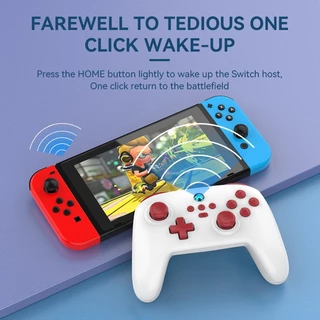Wireless Pro Controller สําหรับ Nintendo Switch OLED/Switch2/PC JOC/IOS คอนโทรลเลอร์สําหรับเล่นเกมพร้อมจอยสติ๊ก
