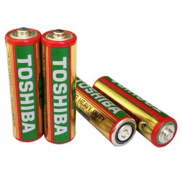 ถ่านTOSHIBA Super Heavy Duty AAหรือAAA 1.5Vแพค4ก้อน