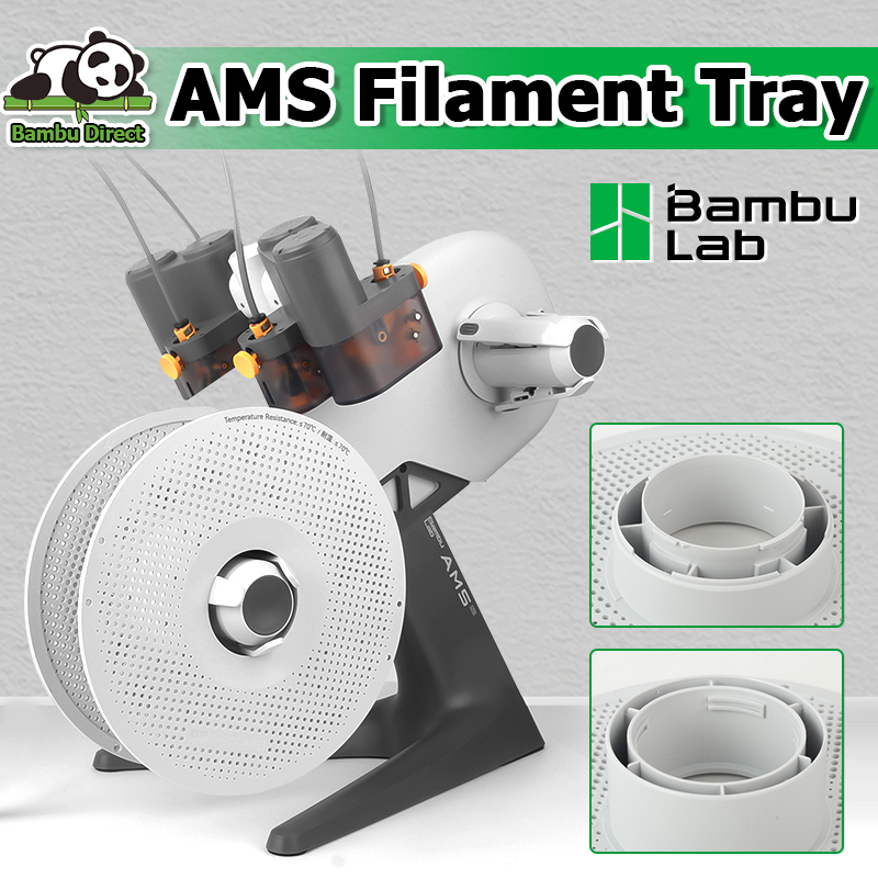 ถาดเส้นใย Bambu Lab AMS ที่สามารถถอดรอกเส้นใยได้ ถาดอุณหภูมิต่ำ ใช้ซ้ำได้ เหมาะกับเครื่องพิมพ์ 3 มิต