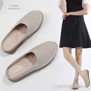 รองเท้าเปิดส้นเพื่อสุขภาพ 219-117 หนังนิ่ม พื้นนุ่ม