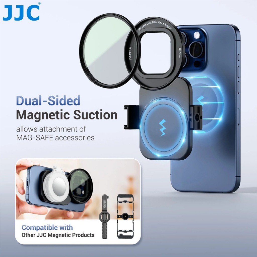 JJC MFS-II Magnetic Filter Adapter Ring สำหรับติดฟิลเตอร์กับมือถือ Smartphone