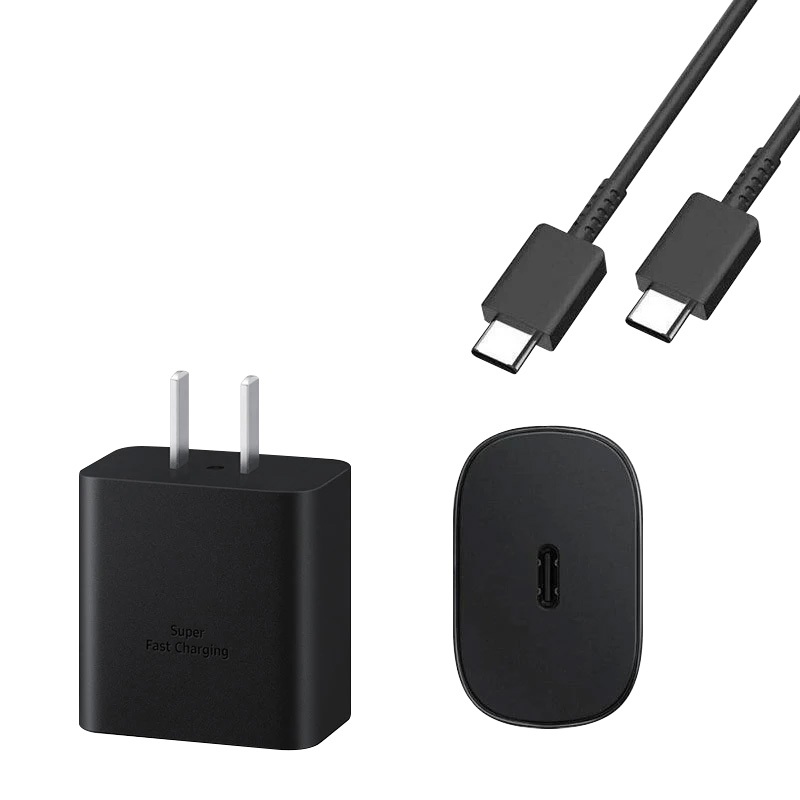 45W Super Fast Charger Type C Charger With Type-C To Type-C Quick Charge Fast Charging Adapter Trave